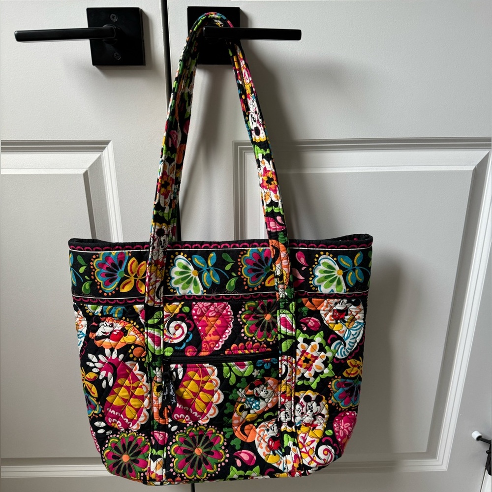 Vera Bradley Midnight Mickey Shoulder Tote